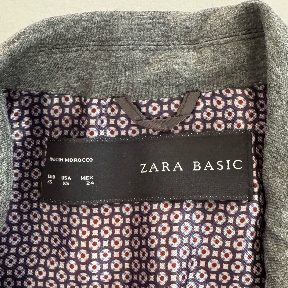 Zara Gray Basic Blazer - image 5